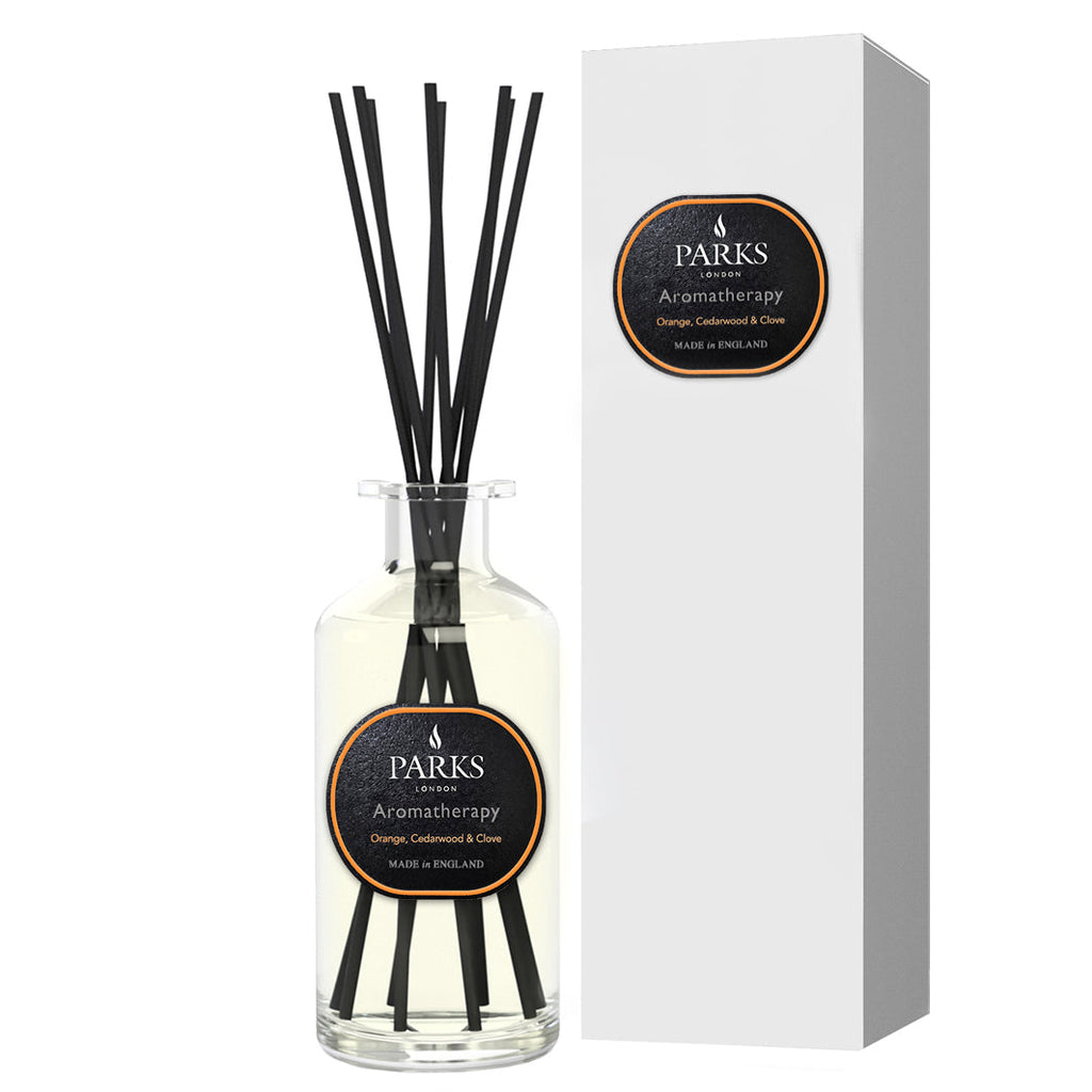 Orange, cedarwood and clove 220ml reed diffuser by Parks Candles — product view 6 of 7
