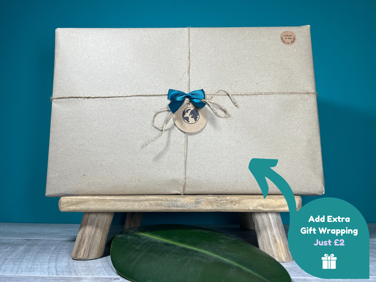 Gift wrapping included with the Candle Making Activity Gift Set