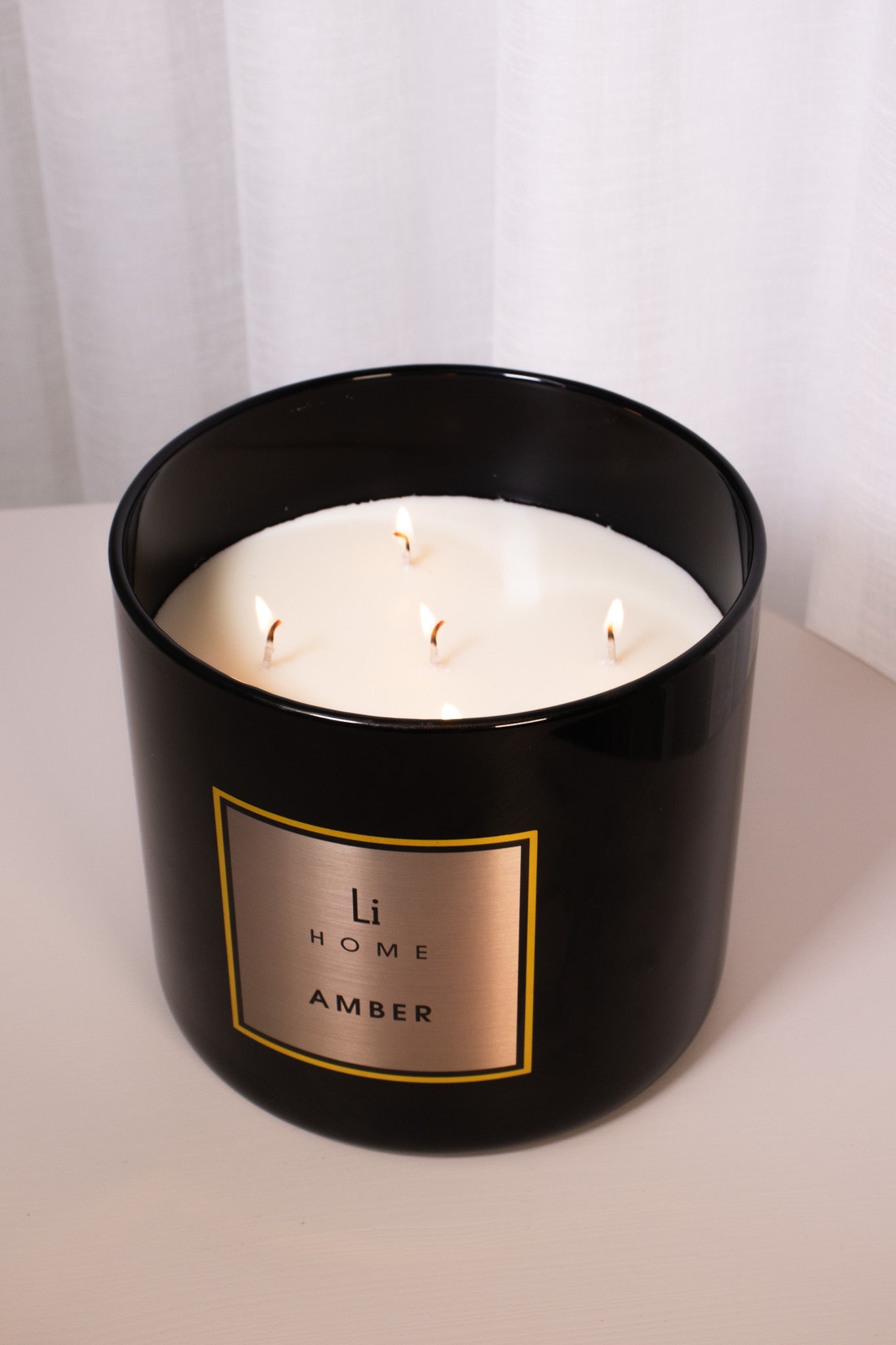 XL Amber candle by Lifestyle Home Collection — product view 6 of 7